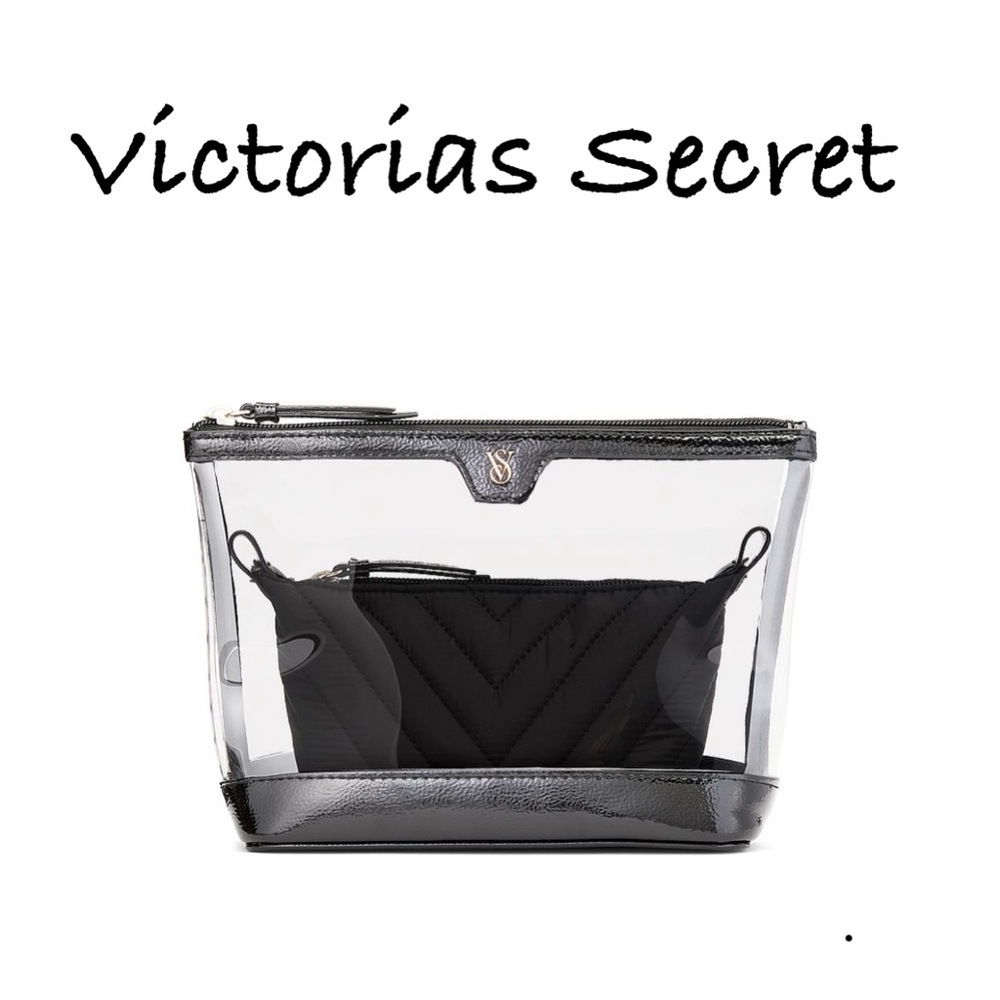 VICTORIAS SECRET 2 PIECE MAKEUP BAG